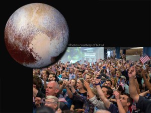 pluto, new horizons team celebrate