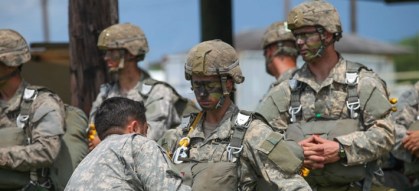  Soldiers on the Ranger Course at Camp Rudder on Eglin Air Force Base, Fla., Aug. 6, 2015. 1st Lts. Kristen Griest and Shaye Haver will graduate Aug. 21, 2015 as Rangers. (U.S. ARMY PHOTO BY PFC. YVETTE ZABALA-GARRIGA)
